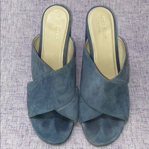 Cole Haan Slip On Block Heel Slides 7